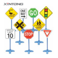 Xintong voiture en aluminium Réflexion sur la route Route Board avertissement Triangle rond Stand Traffic panneaux Liste des prix